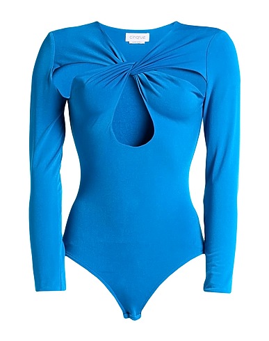 CINQRUE TOPS & TEES Azure 95% Polyester, 5% Elastane