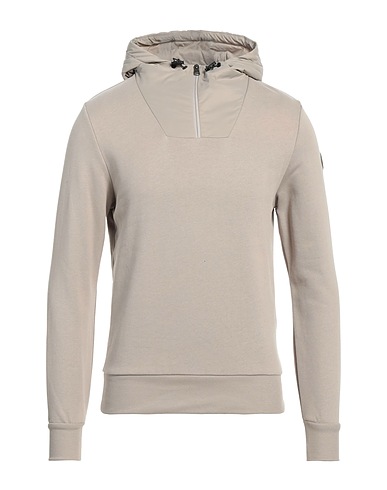 COLMAR Hooded track jacket  Khaki 100% Cotton, Polyamide