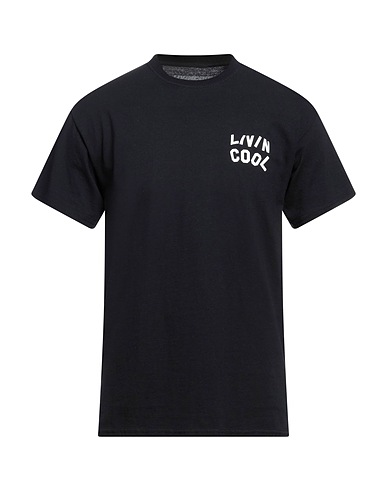 LIVINCOOL T-shirt Black 100% Cotton