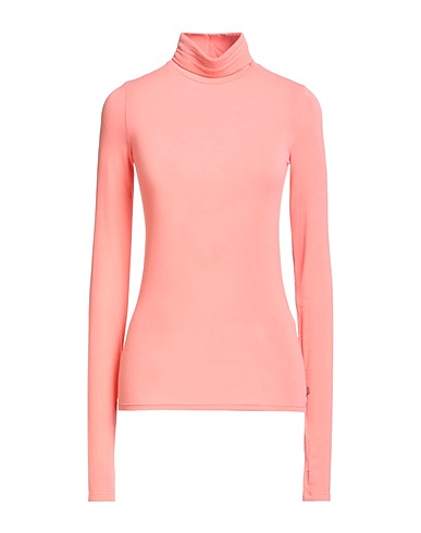 OTTOD'AME T-shirt Salmon pink 65% Viscose, 18% Polyamide, 9% Cashmere, 8% Elastane