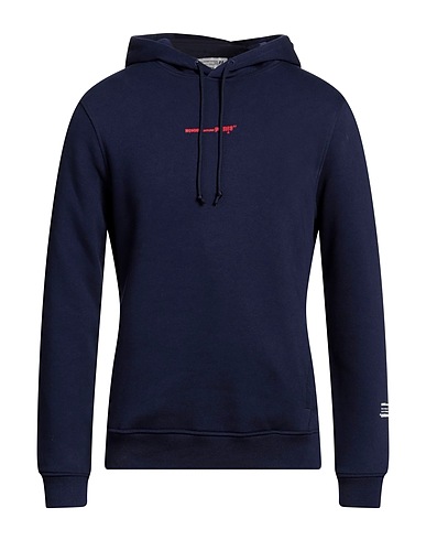 DANIELE ALESSANDRINI HOMME Felpa Blu navy 80% Cotone, 20% Poliestere