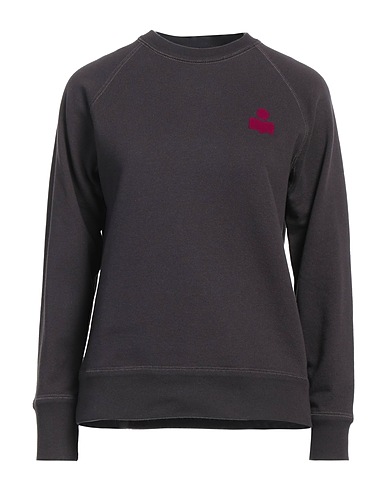 MARANT ÉTOILE Sweatshirt Charcoal 88% Cotton, 12% Polyester, Polyamide