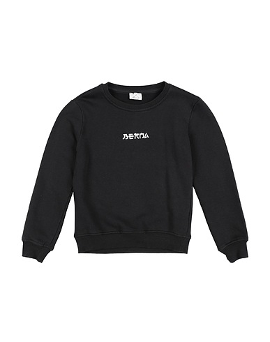 BERNA Sweatshirt Schwarz 100% Baumwolle