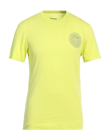 BLAUER. T-shirt Lime green 100% Cotton