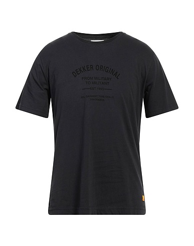 DEKKER T-shirt Antracite 100% Cotone
