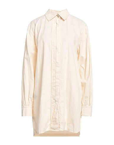 PRIVEH Camicie e bluse tinta unita Avorio 100% Cotone