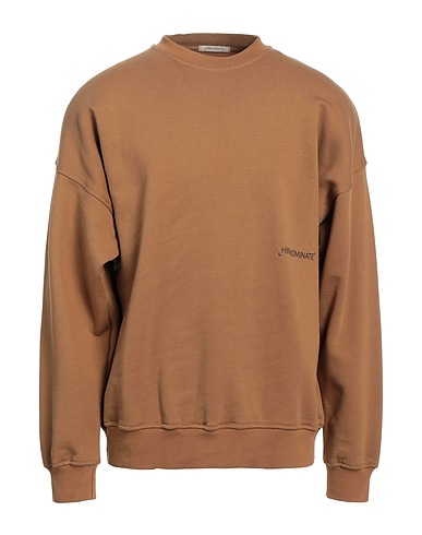 HINNOMINATE Sweatshirt Camel 100% Cotton, Elastane