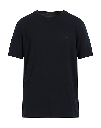 LIU •JO MAN T-shirt Midnight blue 95% Cotton, 5% Elastane
