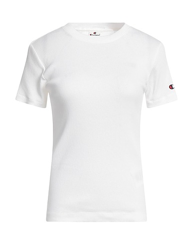 CHAMPION Basic T-shirt White 100% Cotton