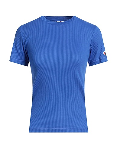 CHAMPION Basic T-Shirt Bright blue 100% Cotton