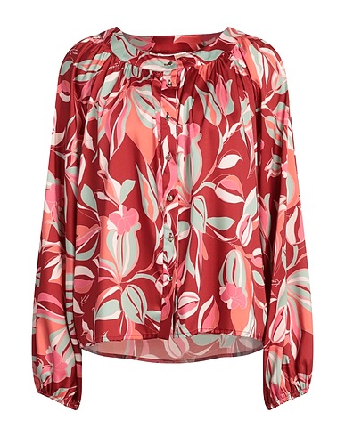KOCCA Floral shirts & blouses Rust 100% Polyester