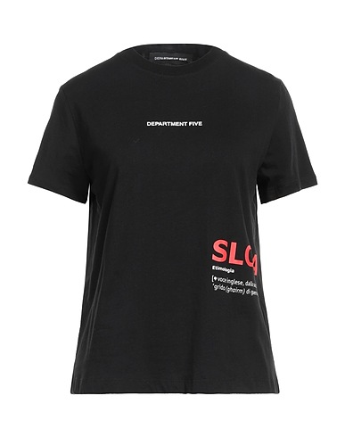 DEPARTMENT 5 T-shirt Noir 100% Coton