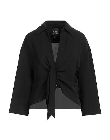 SPELL by ACCESS FASHION Solid colour shirts & blouses NERO Polyester