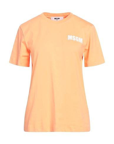 MSGM T-shirt Orange 100% Cotton
