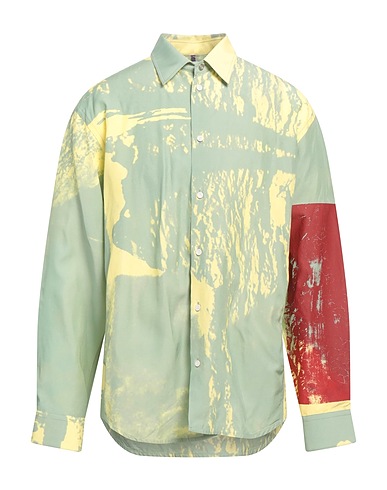 OAMC Patterned shirt Light green 100% Viscose