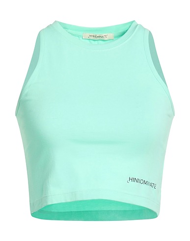 HINNOMINATE Top VERDE CHIARO 92% Cotton, 8% Elastane