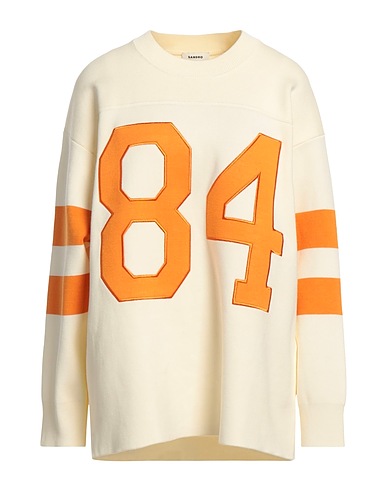 SANDRO Jumper Cream 61% Viscose, 24% Polyester, 15% Polyamide