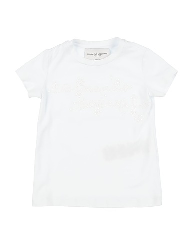 ERMANNO SCERVINO JUNIOR T-shirt White 94% Cotton, 6% Elastane