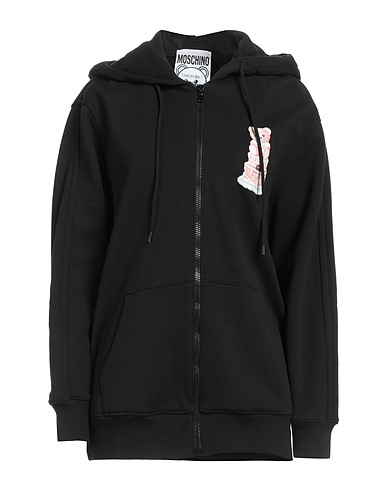 MOSCHINO Felpa Nero 100% Cotone
