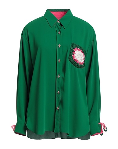 MATIMI Camicie Verde 100% Poliestere