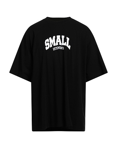 VETEMENTS T-shirt Nero 100% Cotone