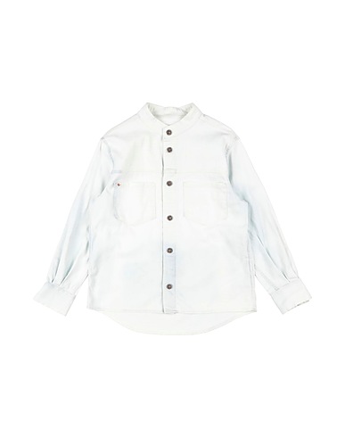 DONDUP Denim shirt Blue 98% Cotton, 2% Elastane