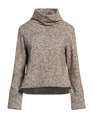 EUROPEAN CULTURE Sweatshirt Beige 95% Baumwolle, 5% Elastan