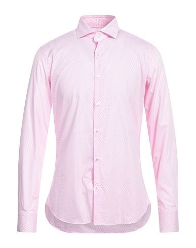 SARTORIA CAMPO Napoli Patterned shirt Pink 100% Cotton