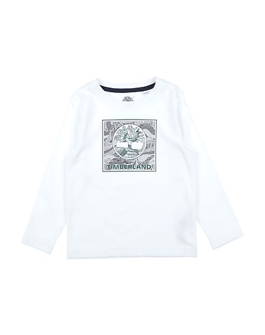 TIMBERLAND T-shirt White 100% Cotton, Elastane