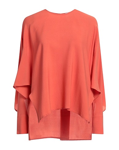 ERIKA CAVALLINI Silk top Salmon pink 100% Silk