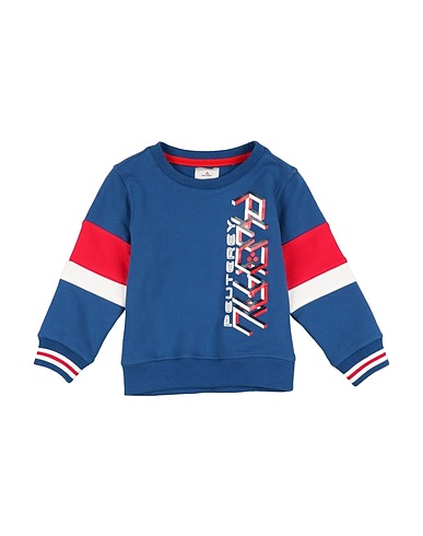 PEUTEREY Sweatshirt Pastel blue 93% Cotton, 7% Elastane