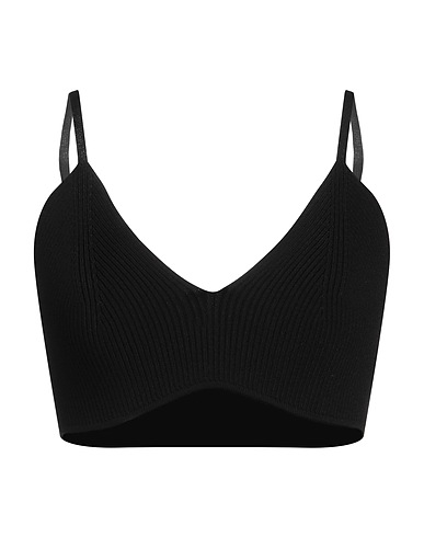 YOUNG POETS Top Black 63% Viscose, 36% Polyamide, 1% Elastane