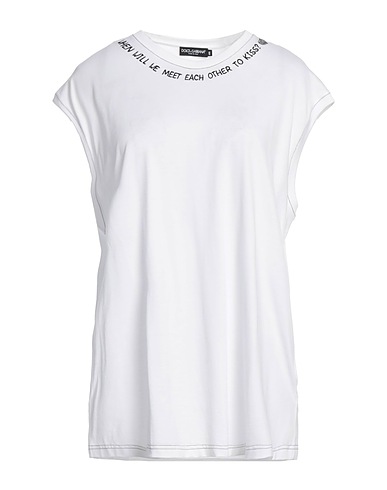 DOLCE&GABBANA T-shirt White 100% Cotton, Polyester