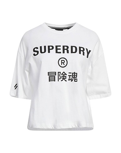 SUPERDRY T-shirt White 100% Cotton