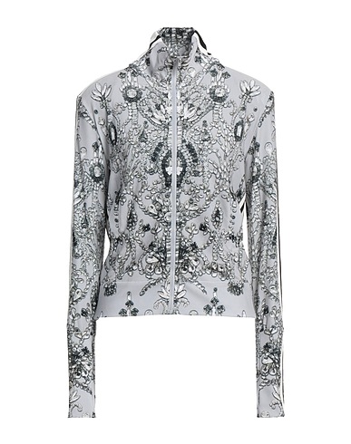 NORMA KAMALI Sweatshirt Light grey 95% Polyester, 5% Elastane