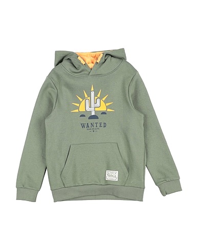 NAME IT® Sweatshirt Military green 68% Cotton, 28% Polyester, 4% Viscose
