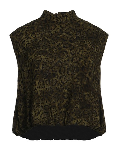 ONE TEASPOON Top Military green 100% Viscose