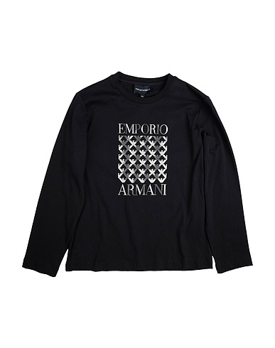 EMPORIO ARMANI T-shirt Nero 100% Cotone
