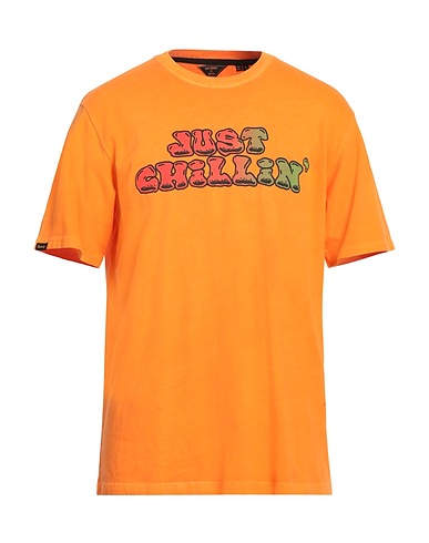 SUPERDRY T-shirt Orange 100% Cotton