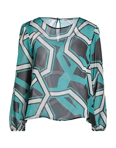 BIANCOGHIACCIO Top Deep teal 100% Polyester