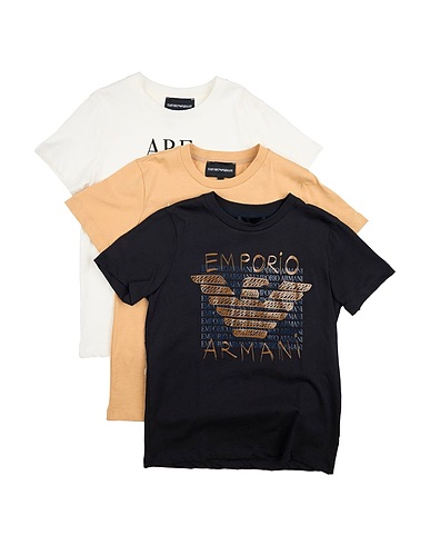 EMPORIO ARMANI T-shirt Black 100% Cotton