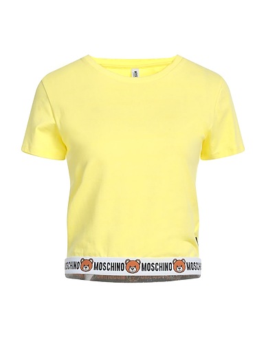 MOSCHINO Undershirt Yellow 94% Cotton, 6% Elastane