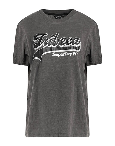 SUPERDRY T-Shirt Grau 100% Baumwolle