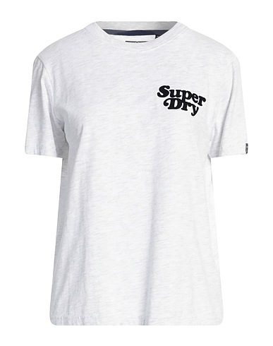 SUPERDRY T-shirt Grigio chiaro 58% Cotone, 42% Poliestere