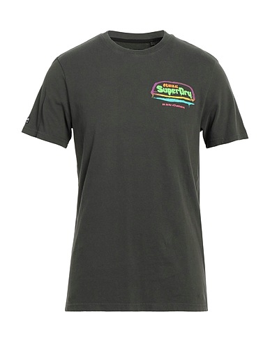 SUPERDRY T-shirt Charcoal 100% Cotton