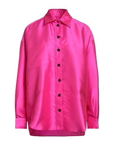 SANDRO Solid color shirts & blouses Fuchsia 85% Polyester, 15% Silk