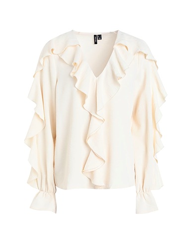 VERO MODA Top Ivory 100% Polyester