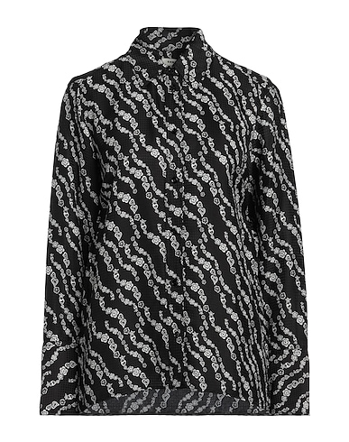 SANDRO Camisas y blusas estampadas 70% Viscosa, 30% Seda, Nácar