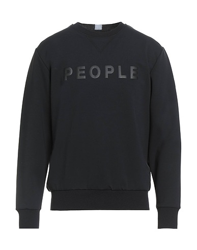 PEOPLE OF SHIBUYA Sweatshirt Charcoal 67% Cotton, 28% Polyamide, 5% Elastane