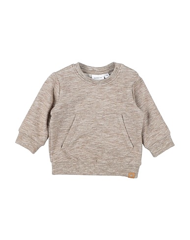NAME IT® Sweatshirt Khaki 95% Organic cotton, 5% Elastane